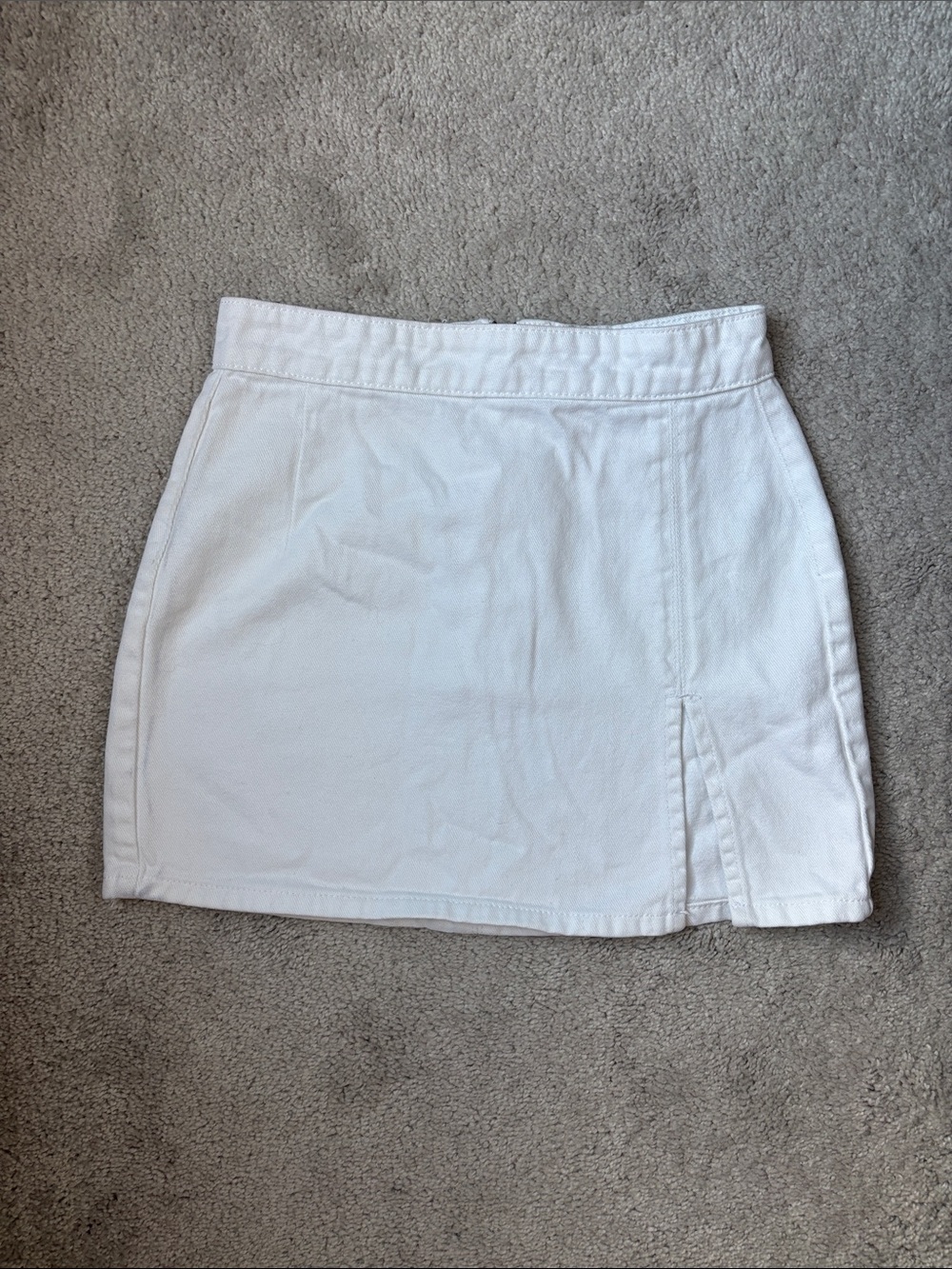 White Mini Skirt